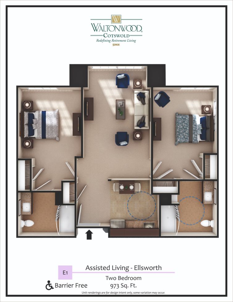 3D Floor Plan Drawing